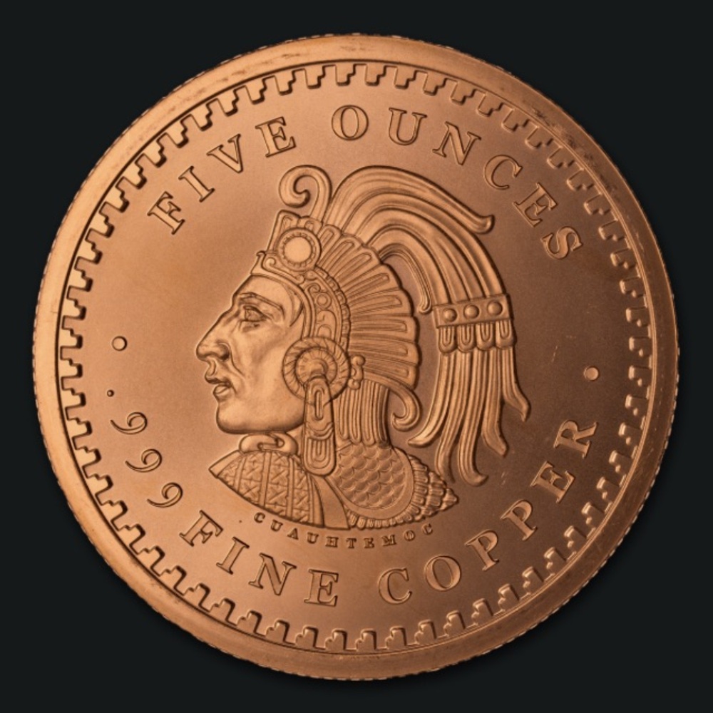 Five Ounces Copper Round